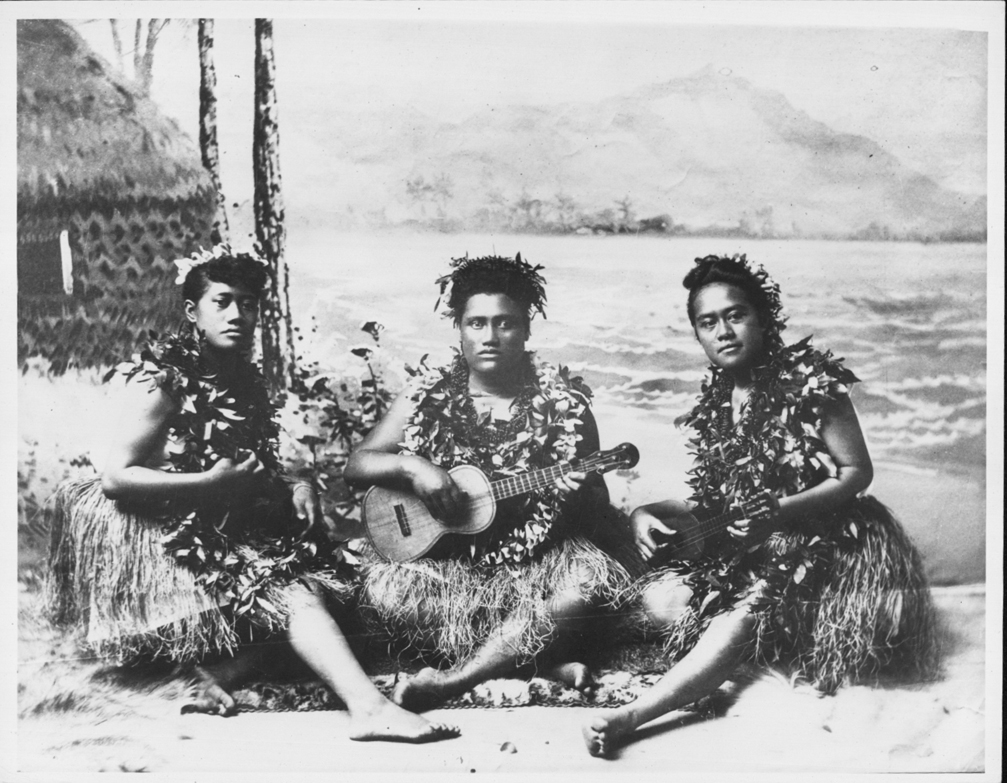 Historical photograph of Portuguese immigrants in Hawaii representing the early community that shaped Hawaiian culture